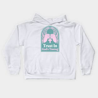 Christian Apparel - Trust In God's Timing Kids Hoodie